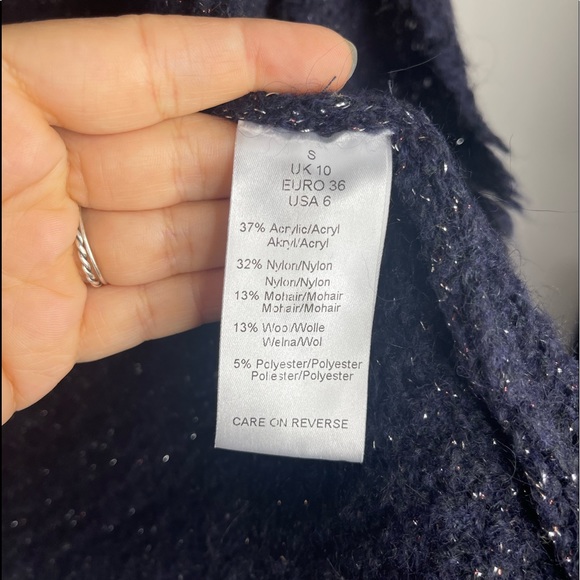 Cocogio Made In Italy Wool Blend Cardigan Size Small - Picture 5 of 9